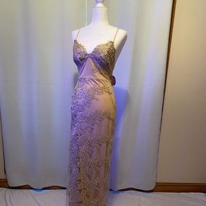 gold lace maxi dress prom